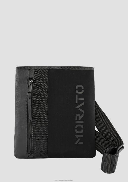 bolso bandolera de popelina y tejido tecnico con logo Antony Morato negro hombres accesorios 46R2N349 46R2N349 Antony Morato zapatillas en venta Antony Morato Argentina La mayoria de los productos con